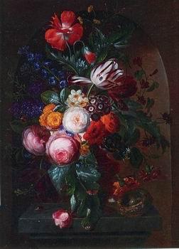 unknow artist Floral, beautiful classical still life of flowers 03 oil painting image